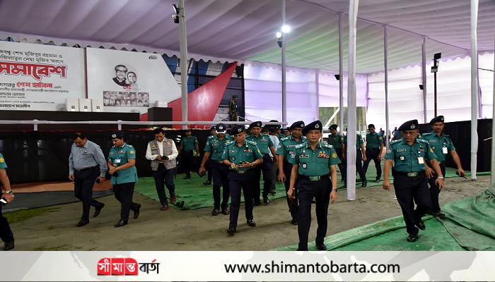 সোহরাওয়ার্দী উদ্যানের নিরাপত্তা ব্যবস্থা পরিদর্শন