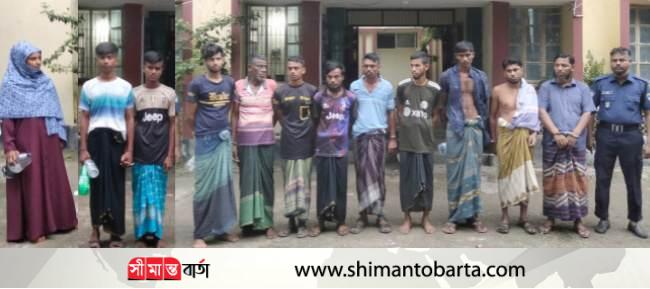 আশাশুনিতে দুই মাদক ব্যবসায়ী সহ গ্রেফতার-১২