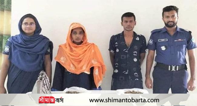 দেবহাটা পুলিশের অভিযানে গাঁজাসহ মহিলা আটক
