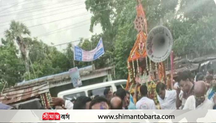 দেবহাটায় জগন্নাথ দেবের উল্টো রথযাত্রা অনুষ্ঠিত