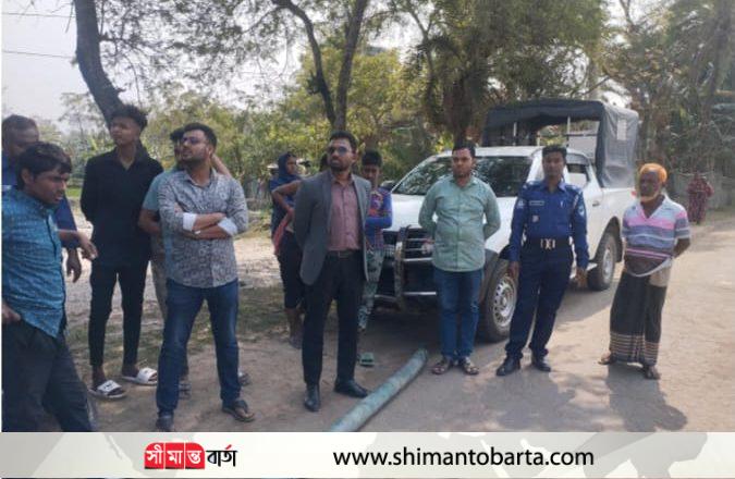 কালিগঞ্জে অবৈধ বালু উত্তোলন কাজে ব্যবহৃত ২টি ড্রাম্পার মেশিন জব্দ, সরঞ্জামাদি বিনষ্ট